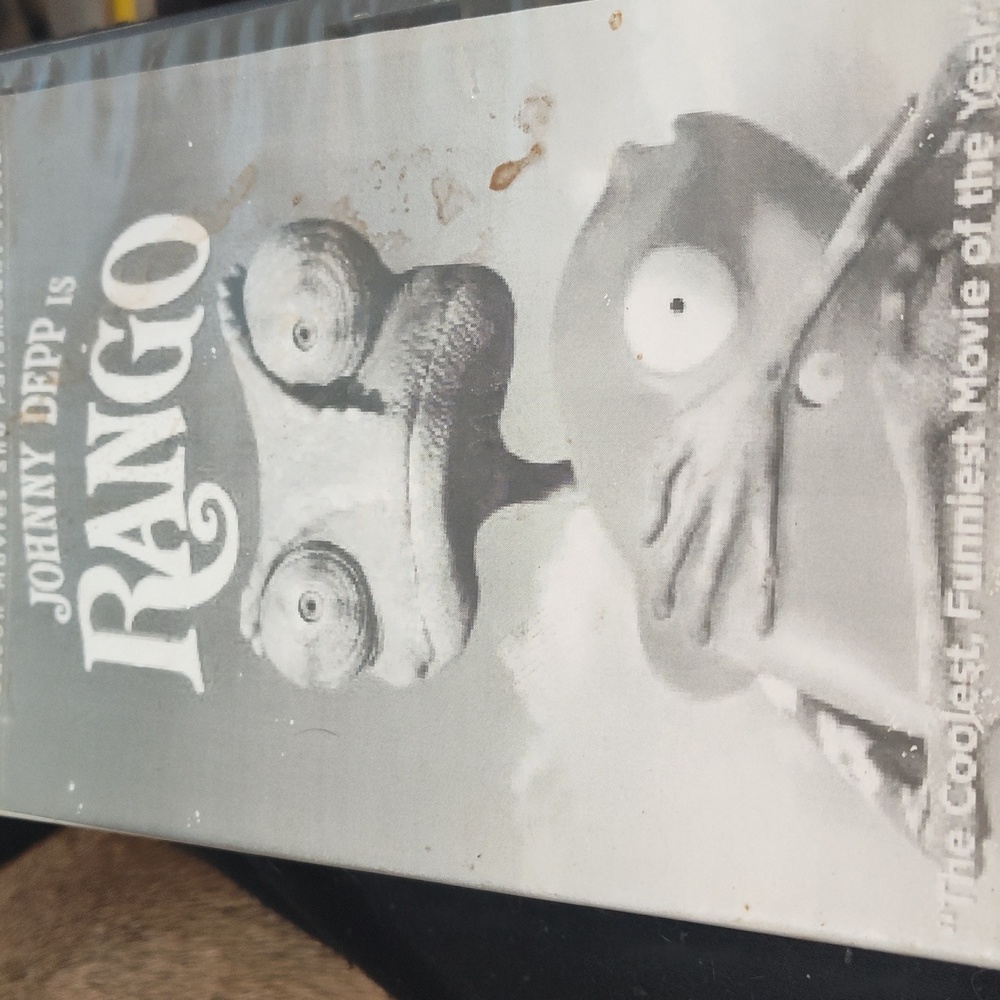 Johnny Depp is a Rango DVD movie.